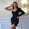 robe de soirée asymétrique